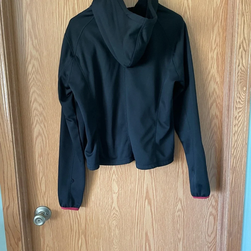 Harley-Davidson Ladies Leather Jacket W/ Red & Gray Design. Sweatshirt included - Picture 14 of 16
